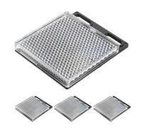 Gadpiparty Reflector y Fácil Instalación Fotoeléctrico de 4 Piezas para Sensor Alta Reflectividad Accesorio Adecuado para Seguridad Hogar y Carretera