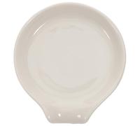 Gadpiparty Reposacucharas de Cerámica Elegante Soporte Utensilios Cocina Soporte Cuchara para Sopa y Arroz Accesorio Práctico para Mesa Comedor