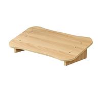 Gadpiparty Reposapiés Ergonómico De Madera Natural Para Oficina y Multifuncional Para Piano y Descanso De Pies Soporte Inclinable Para La