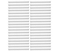 Gadpiparty Resortes Metálicos para Manualidades 28 CM 100 Piezas de Hierro Duradero para Pinzas de Pelo Diademas y Decoración de Automóviles Accesorios DIY Elasticidad Confiable