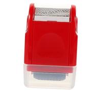 Gadpiparty Rodillo Portátil Rojo de Plástico que Protege Información Personal, Fácil de Llevar para Ocultar Direcciones y Correspondencia Privada