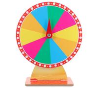 Gadpiparty Rueda para Premios con Soporte De Escritorio - Rueda De La Ruleta De La Fortuna para La Fiesta - Juego Suerte para Carnaval