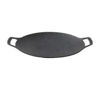 Gadpiparty Sartén de Hierro Fundido para Barbacoa Exterior Plancha Antiadherente Mediana para Gas y Cocina Eléctrica Sartén Multiusos para Asar Carne Pescado y Verduras Camping