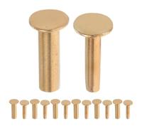 Gadpiparty Set de Remaches de Cobre 7 Pares 1,2 MM para Fijar Mangos de Cuchillos Herramienta para Reparación en Cocina y Fabricación Artesanal
