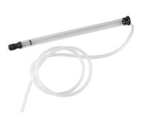 Gadpiparty Sifón automático manual de transferencia de líquidos, manguera de sifón de plástico de 45 cm para manualidades de vino y suministros de elaboración casera
