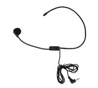 Gadpiparty Sistema de 5 Piezas Auriculares con Micrófono de Diadema para Enseñanza y Presentaciones, Transmisión de Audio Estable, Material Metal y Plástico, Uso en Entrevistas y Discursos