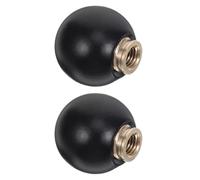 Gadpiparty Sombrero Decorativo y Evita Inclinaciones Accidentales para Lámpara de Mesa 2 Piezas en Negro Adaptador Metálico y Hierro, Crea Ambiente de Luz Suave Adecuado para Iluminación