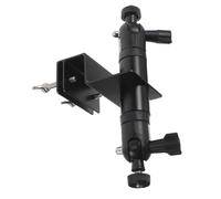 Gadpiparty Soporte Ajustable para Cámara Solar de Seguridad Soporte de Acero Inoxidable para Canalón Montaje Versátil para Interiores y Exteriores Compatible con Arlo Eufycame Ring Negro