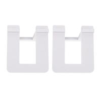 Gadpiparty Soporte de Aparcamiento para Bicicletas de para Estante de PVC Blanco para Scooters y Bicicletas