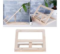 Gadpiparty Soporte de Libros de Madera para Lectura para Tablet y Libros de Ligera y Portátil para Oficina y