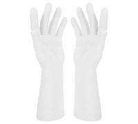 Gadpiparty Soporte de Mano Maniquí Masculino Blanco 2 Piezas Modelo de Mano Hueco de Plástico para Exhibición de Joyas Porta Anillos Multifunción para Escritorio y Organización de