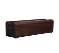 Gadpiparty Soporte De Suelo para Espejo De Madera Maciza Nogal Profundo 25x8x7 Cm Antideslizante para Marco Grande Uso Doméstico Base Elevadora