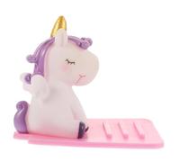 Gadpiparty Soporte De Teléfono Flexible Soportes De Teléfono para Tu Coche Corazon De Niña Color Púrpura Soporte para Teléfono Móvil para Coche Escritorio Dibujos Animados