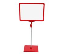 Gadpiparty Soporte para Carteles de Rojo Doble Cara Marco Publicitario con Película Exhibidor Multiusos para Tiendas Oficinas