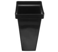 Gadpiparty Soporte para Paraguas Cuadrado Negro Mediano Paragüero de Plástico Duradero Estante para Paraguas Plegables y Bastones Organizador para Entrada de Hogar y Oficina