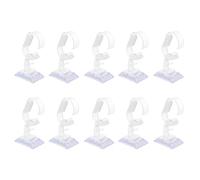 Gadpiparty Soportes de exhibición de relojes de plástico reutilizables reutilizables reutilizables ajustables para mostrar y almacenar pulseras y pulseras, 10 piezas con, material ABS,