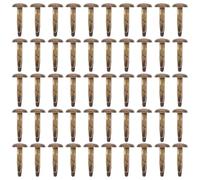 Gadpiparty Sujetadores Redondos de Hierro para Manualidades de Papel 200 Piezas 8X15 MM Color Cobre Antiguo Brads para Scrapbooking y Decoración Artística