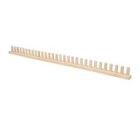 Gadpiparty Tabla de tejer con marco de madera de 45 x 2.7 pulgadas para hilo grueso, bufanda, manta, herramienta de manualidades, telar tejido de madera portátil para proyectos de hilo a mano