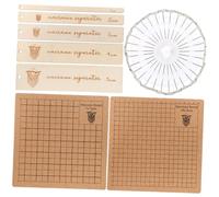 Gadpiparty Tablero de Macramé Manualidades Diy Kit de Macramé Rejilla Tablero de Bloqueo Durable Tejer Pulseras Accesorios Inclusivos