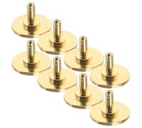 Gadpiparty Tapas de Segundero para Reparación de Relojes de Pared, 8 Piezas de Cobre, Tamaño 0.27X0.27X0.19In, Accesorios para Movimiento de Cuarzo, Instalación Sencilla para Uso Doméstico