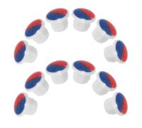 Gadpiparty Tapas Indicadoras de Calor y Frío para Grifos de 67 MM 20 Unidades Accesorios Plásticos Rojos y Azules para Fregadero y Ducha Señal de Temperatura para Grifería de Baño y