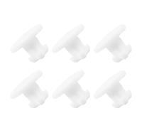 Gadpiparty Tapón de Ventilación Redondo de Silicona Flexible para Fiambrera, 6 Unidades, Válvula de Liberación de Vapor Antiderrame Compatible Cajas Bento y Recipientes de Comida