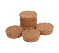 Gadpiparty Tapones De Corcho para Jarrones De Vidrio Pequeños para Terrarios y Macetas Hidropónicas, 6 Piezas 64,5x20x58 Mm, Cierre Hermético Decorativo para Plantas De Interior