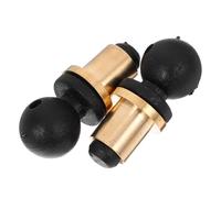 Gadpiparty Tapones reutilizables para vino de calabaza, uso versátil, material de latón y silicona, 2 piezas y evita derrames, selladores de botellas de vino para botellas y recipientes para bar y