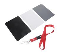 Gadpiparty Tarjeta Gris de Equilibrio para Fotografía Tarjeta de Balance de Tonos Exposición para Comprobador de Película de Exposición Fotográfica