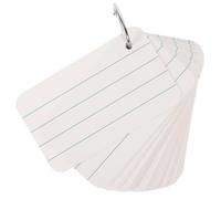 Gadpiparty Tarjetas de memoria en blanco con papel vintage para tarjetas de notas, tarjetas de índice de estudio para estudiantes, escritores, portátiles para aprendizaje y planificación