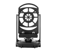 Gadpiparty Teléfono silencioso basculante para teléfono celular, caminante automático, accesorio para teléfono con soportes duales, plástico, elegante, minimalista, elegante, negro, fácil de operar