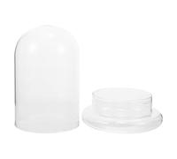 Gadpiparty Terrario de Vidrio Grande Campana y Abertura Amplia Botella Ecológica Transparente para Micro Paisaje Recipiente Decorativo para Plantas y Jardinería en Interior y Exterior