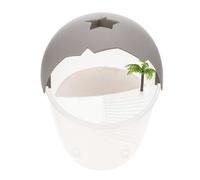 Gadpiparty Terrario Tortuga Terraza Pequeña de PP Plataforma Resistente para Reptiles Área de Descanso para Tortugas de Agua y Tierra Accesorio Seguro y Duradero para Hábitat Acuático