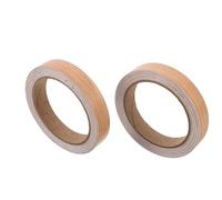 Gadpiparty Tira Autoadhesiva Decorativa para Cantos de Muebles Vetas Naturales de Madera, 2 Rollos de 10 Metros X 1,8 CM, Color Caqui, Apta para Juntas y Molduras en Armarios