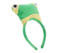 Gadpiparty Tocado de Pelo Fiesta Rana de Peluche Diadema Suave para Disfraz de Animales Niña Accesorio Cabello para Halloween y Carnaval Complemento Versátil para Mujeres