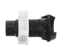 Gadpiparty Tornillo de Plástico Negro para Tanque de Inodoro, Adaptador y Tuerca para Manija de Descarga, Herrajes de Reemplazo a Prueba de Fugas para Mantenimiento de Baño Doméstico