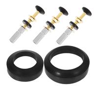 Gadpiparty Tornillos y Junta para Asiento de Inodoro Kit Completo de Fijación y Sellado Compatible con Tanques de Inodoro y Modernos Instalación y Garantizadas