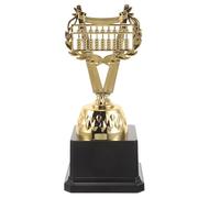 Gadpiparty Trofeo del Concurso de Aritmética Estudiantil en Plástico Dorado, Premio para Estudiantes y Organizadores en Eventos Académicos y Concursos Escolares