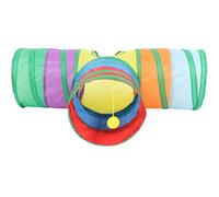 Gadpiparty Túnel Plegable para Conejos y Hurones, Tubo de Escondite Interactivo de Nylon Resistente, Tamaño Mediano, Adecuado para Juego Interior y Mascotas Pequeñas