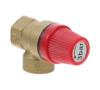 Gadpiparty Válvula Reductora de Presión de Latón 1/2 Rosca Hembra G1/2, Válvula de Seguridad de Membrana para Calentadores de Agua y Gas, Fácil Instalación y Presión Ajustable