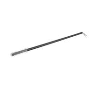 Gadpiparty Varilla de Tiro para Cortinas 60 Cm de Aluminio Negro Superficie Lisa, Diseño Manual Ergonómico y Varilla para Persianas Verticales, Barra de Repuesto Práctica para Hogar y