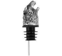 Gadpiparty Vertedor de Vino con Diseño de Cabeza de Tigre Metal Tapón de Botella con Cierre Hermético para Licor Práctico y Resistente Compatible Mayoría de Botellas