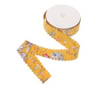 Gadpiparty Vintage Embroidered Trim Ribbon Wavy Edge Spring Flower Ribbon Retro Floral Grosgrain For Diy Hair Bows Hats Clothes Accessories Durable And Soft