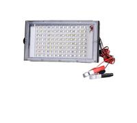 GADSQDKOK Luz de inundación Led de 12 V CC, Reflector de 100W for Exteriores, Reflector de luz de Emergencia Impermeable IP66, Luces Led portátiles de 12 voltios(Cold Light 6000K)
