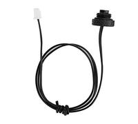 Gaeirt Enchufe del Sensor de Temperatura, Rosca Externa G1/4 Enchufe del Sensor de Temperatura de la Computadora Fuerte Latón para Computadora(Negro)