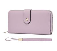 GAEKEAO Cartera de Mujer de Cuero, Monederos para Mujer de Gran Capacidad con Bloqueo RFID, Billetera Mujers con 14 Ranuras para Tarjetas y Bolsillo de Cremallera para Monedas