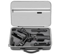GAEKOL RS 4 Mini Bolsa de Cuero PU Almacenamiento Portátil Bolsa de Viaje Bolsa de Almacenamiento con Correa de Hombro para DJI Ronin RS4 Mini Combo, Gimbal Estabilizador y Accesorios, gris, Para RS 5