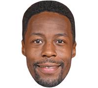 Gaël Monfils (Beard) Big Head. Máscara más grande que la vida.