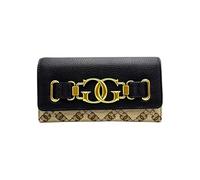 Gaelle Paris Cartera mujer GAACW02013 de ecopiel con logotipo Jacquared, Negro , Regular, informal