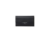 Gaelle Paris Cartera solapa y logotipo de metal GAACW02113 negro, Negro , 19 X 10 X 3 Centimetri, Clásico